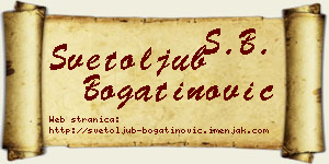 Svetoljub Bogatinović vizit kartica